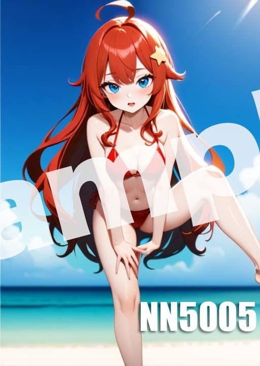 【中野五月】五等分の花嫁 AI イラスト A4ポスター 高画質 ヌード 美人 水着 下着 巨乳 同人 コスプレ NN5001-5015