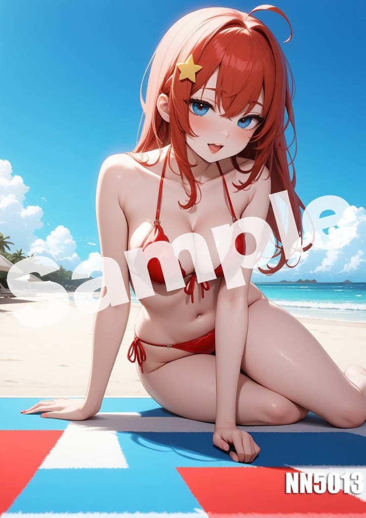 【中野五月】五等分の花嫁 AI イラスト A4ポスター 高画質 ヌード 美人 水着 下着 巨乳 同人 コスプレ NN5001-5015