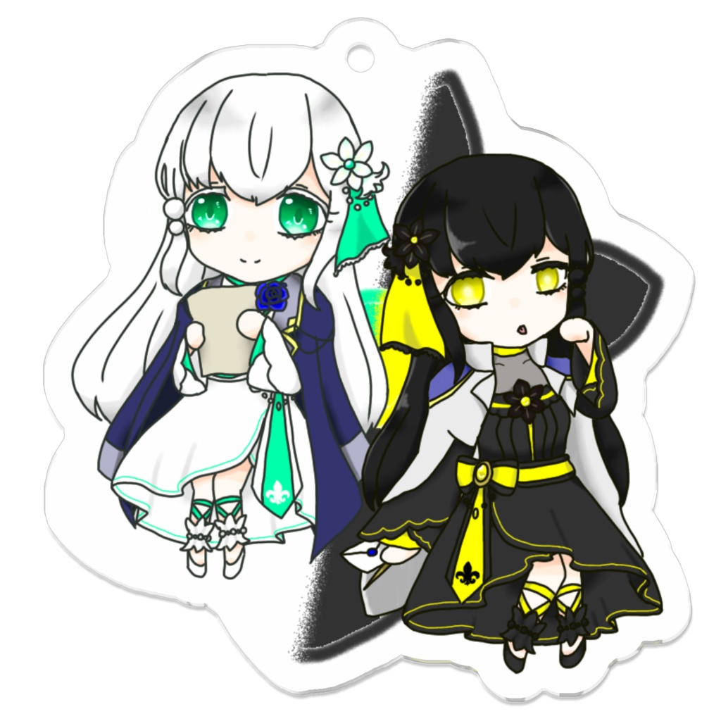イデア&クロユリ アクリルキーホルダー