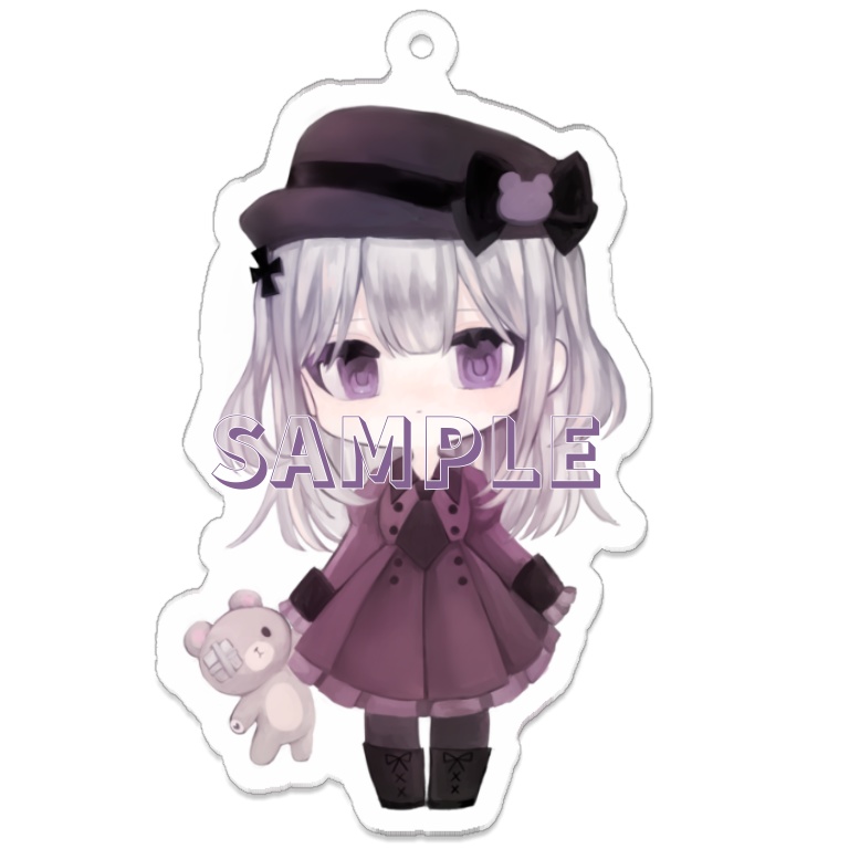 Ilka アクリルキーホルダー D