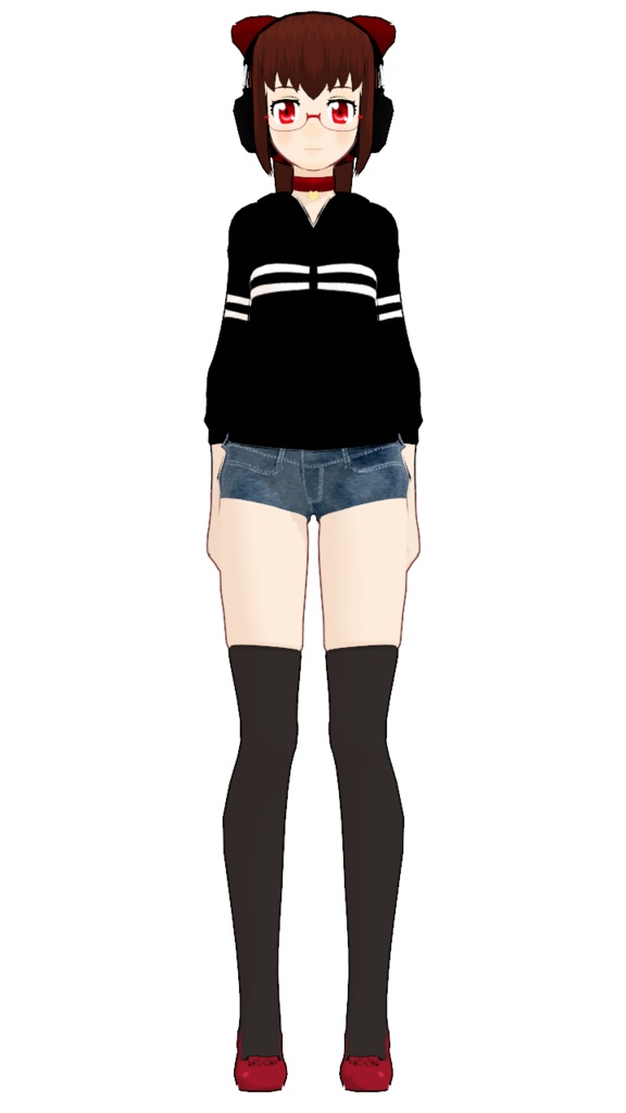 【MMD/VRchat】重力リノ【旧モデル】