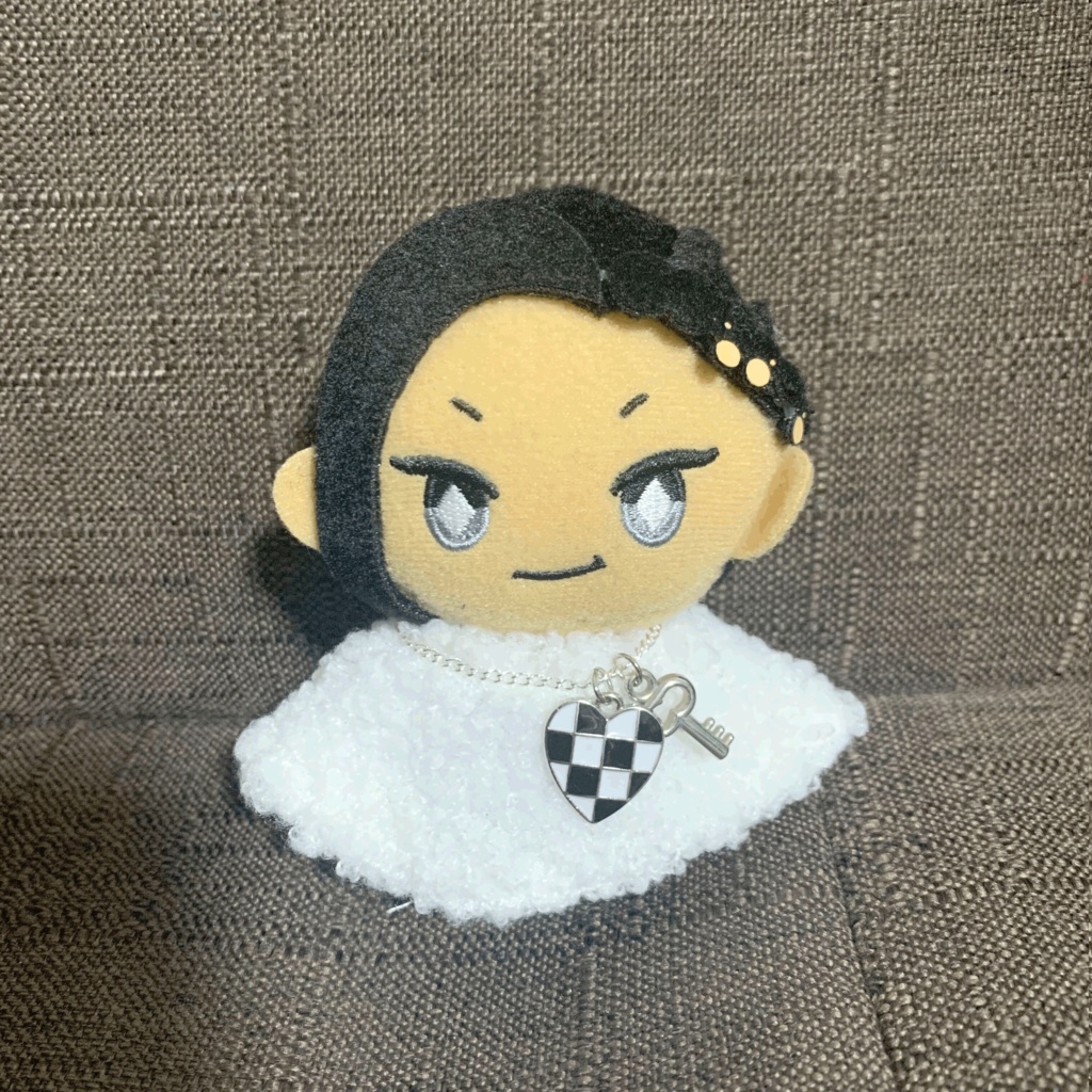 ぬい用 アクセサリー ポシェット風 ハート&鍵チャーム