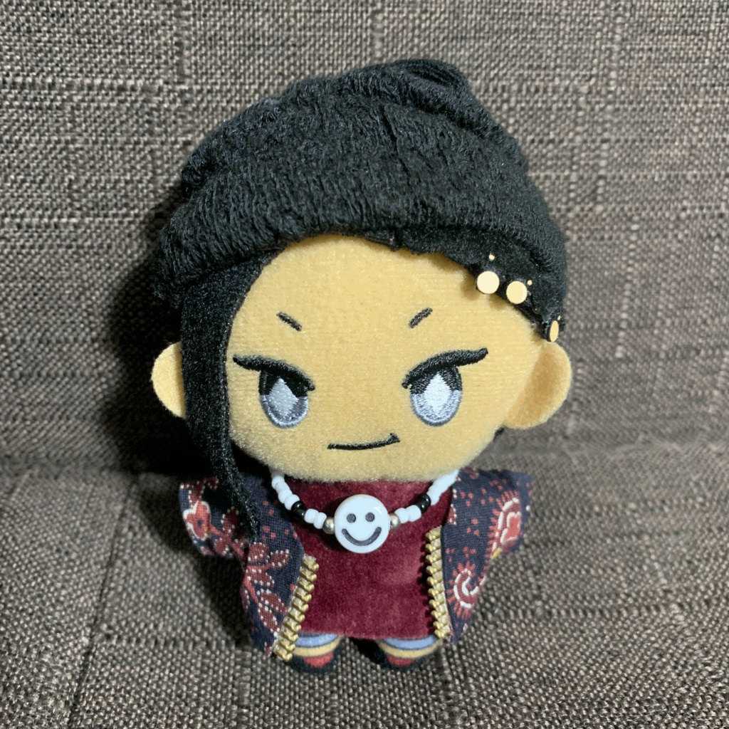 ぬい用 アクセサリー モノクロスマイル