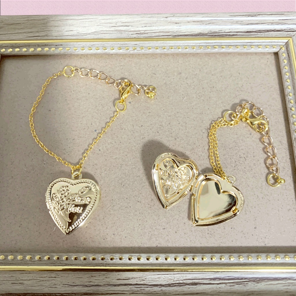 ぬい用 アクセサリー ハートロケット ポシェット