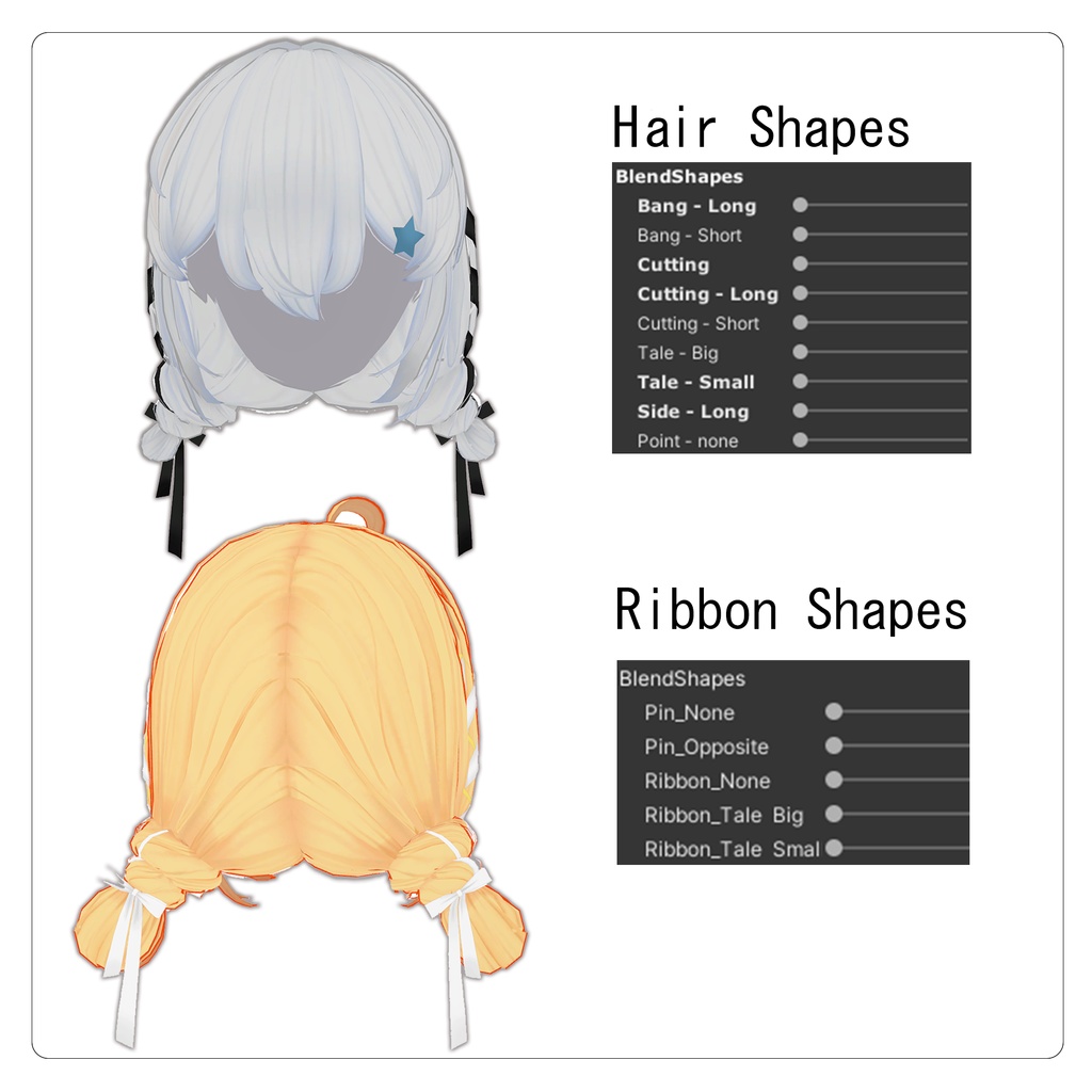 ♥ Cute Pigtails Hair ♥