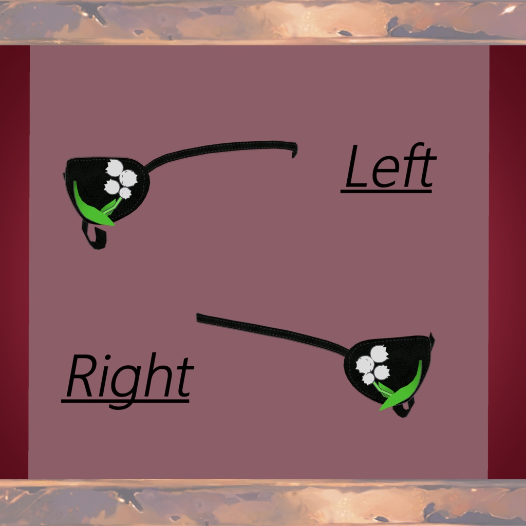 【ネヴリーちゃん対応】鈴蘭眼帯