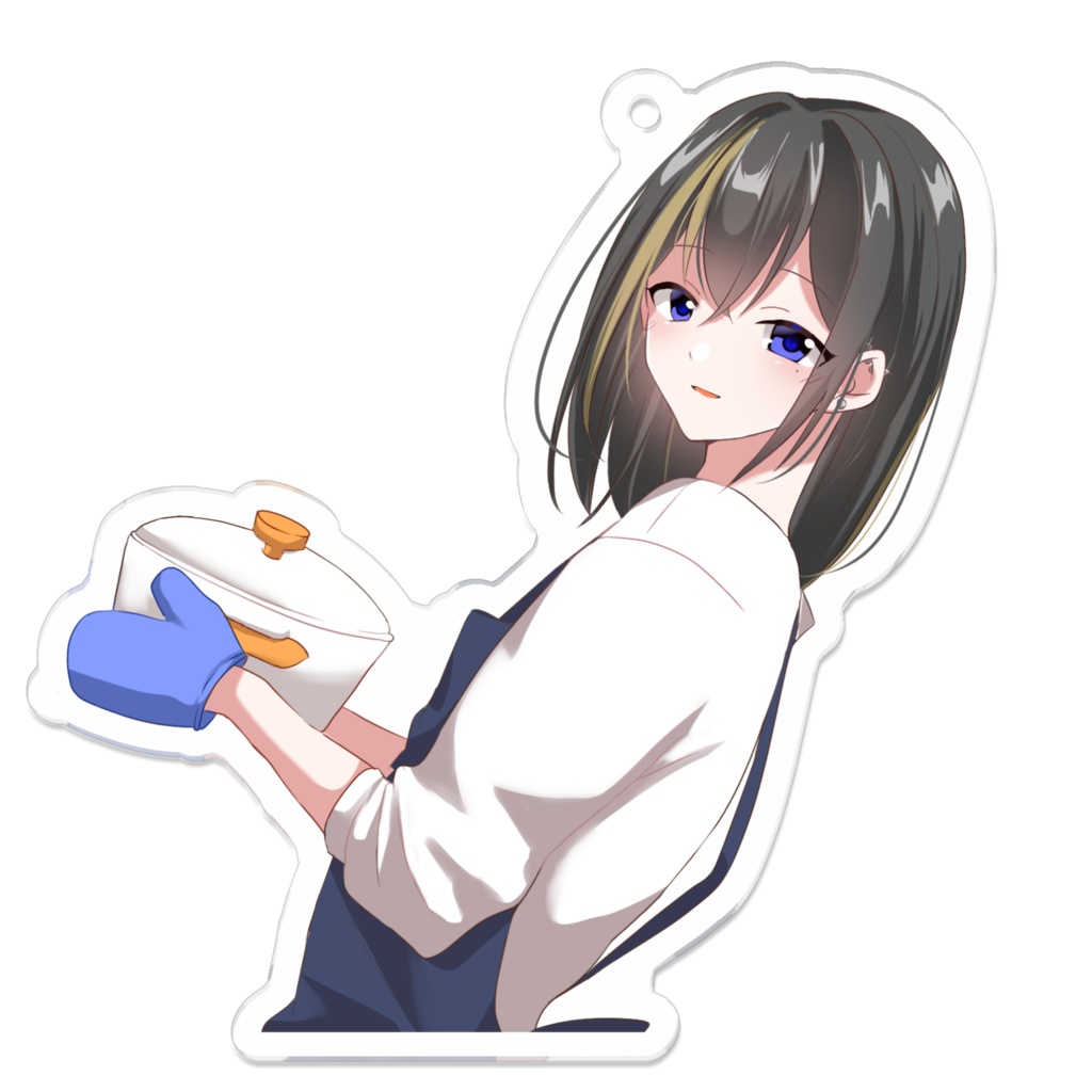 3周年歌ってみたイラストアクキー(70x70㎜)