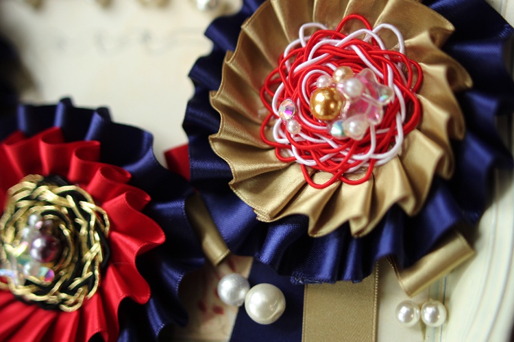 刀剣乱舞*イメージロゼット(秋田藤四郎/乱藤四郎/薬研藤四郎/博多藤四郎)