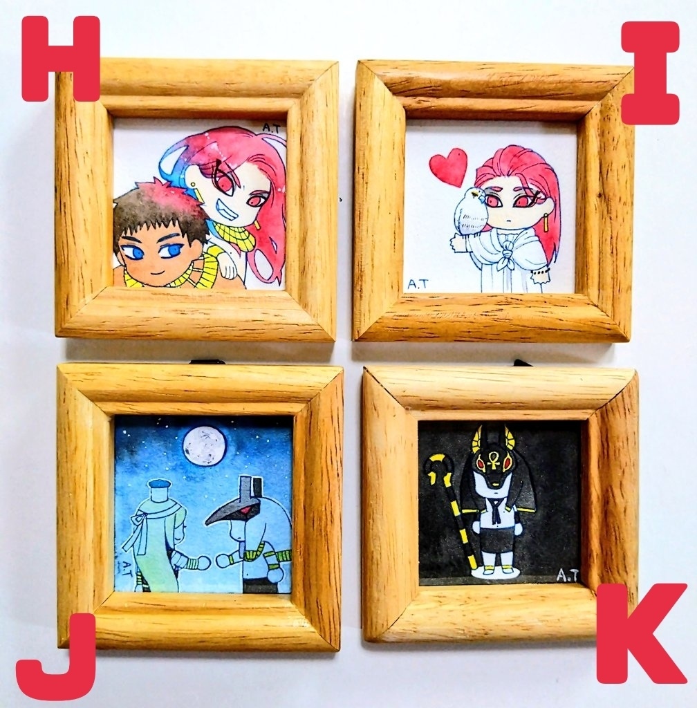 ENAD ミニ原画 7点