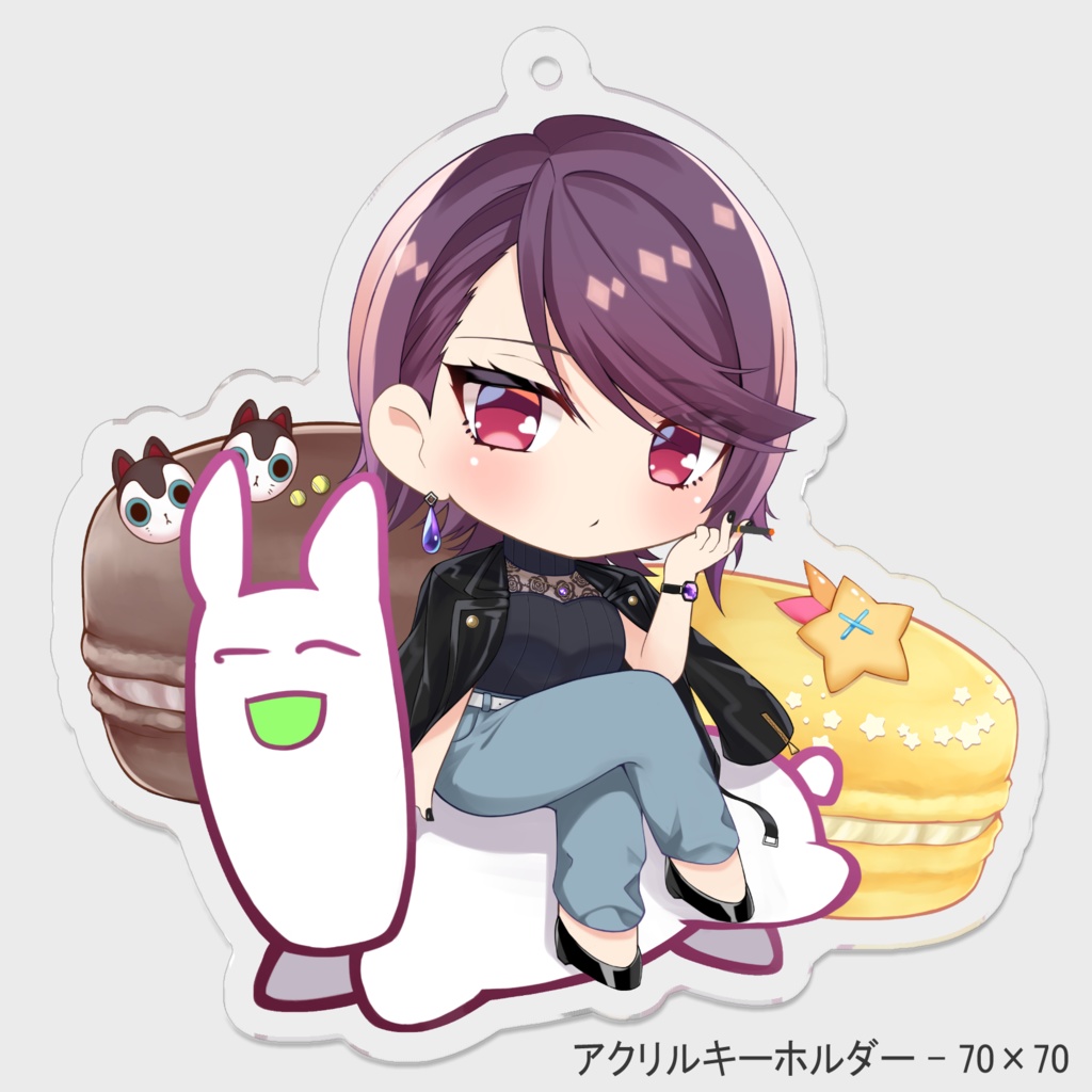 【非公式】郡道美玲ショートカット衣装アクキー