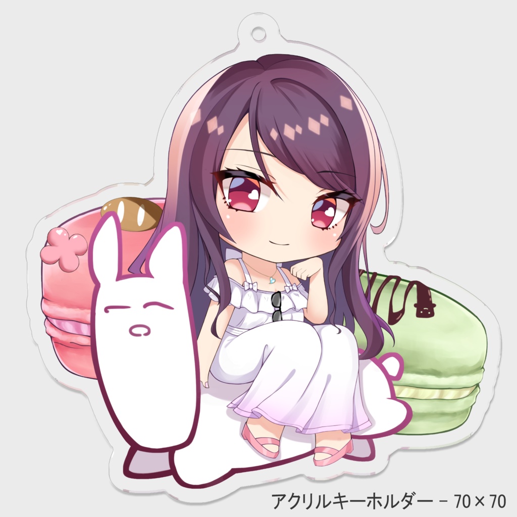 【非公式】郡道美玲ワンピース衣装アクキー