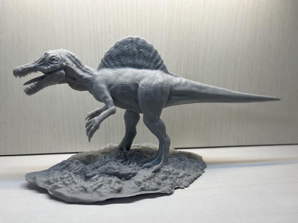 リアル スピノサウルス 3Dモデル（STL ）Realistic Spinosaurus
