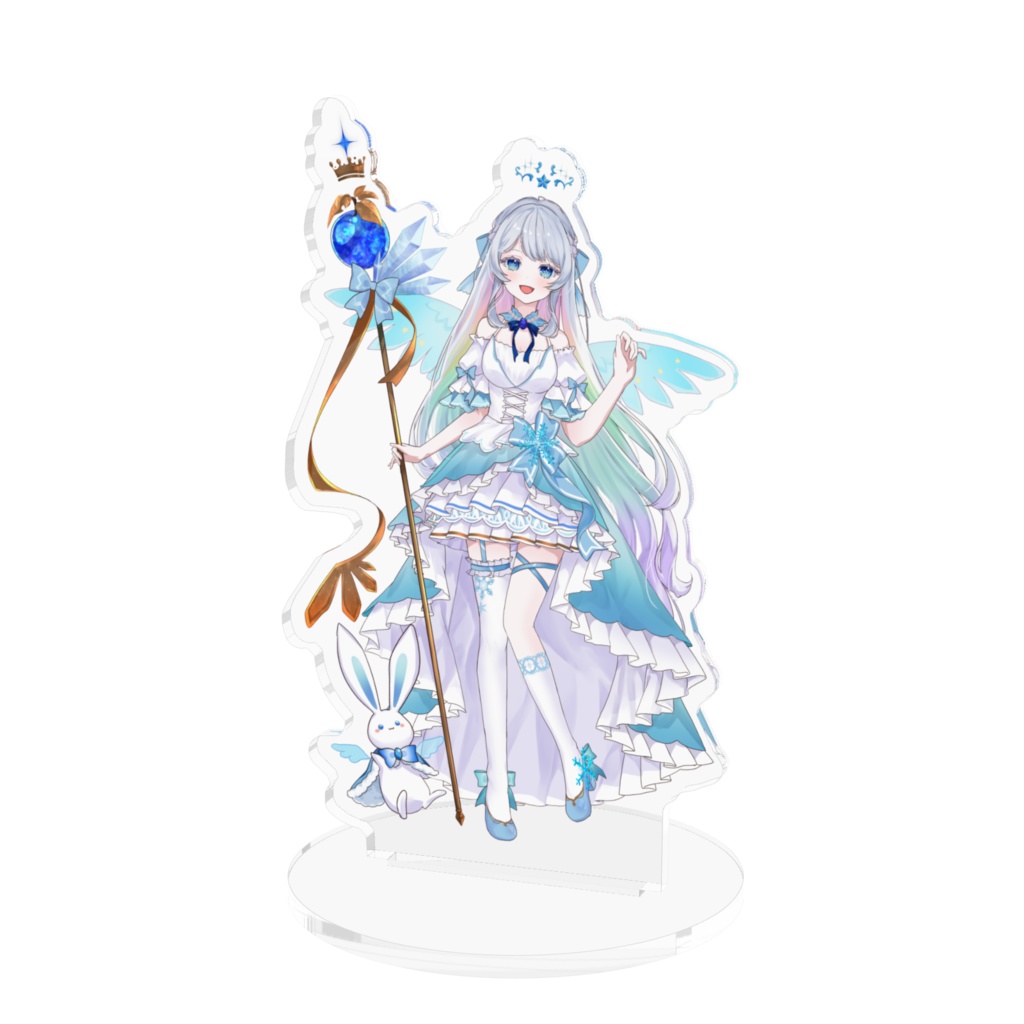 白雪ふりる初期立ち絵アクスタ