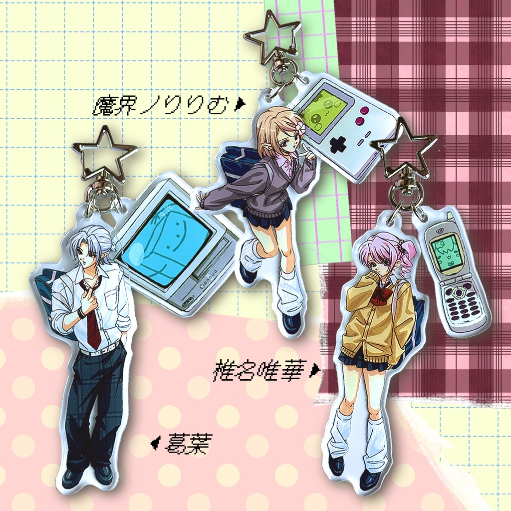 ずしりギャルアクキー