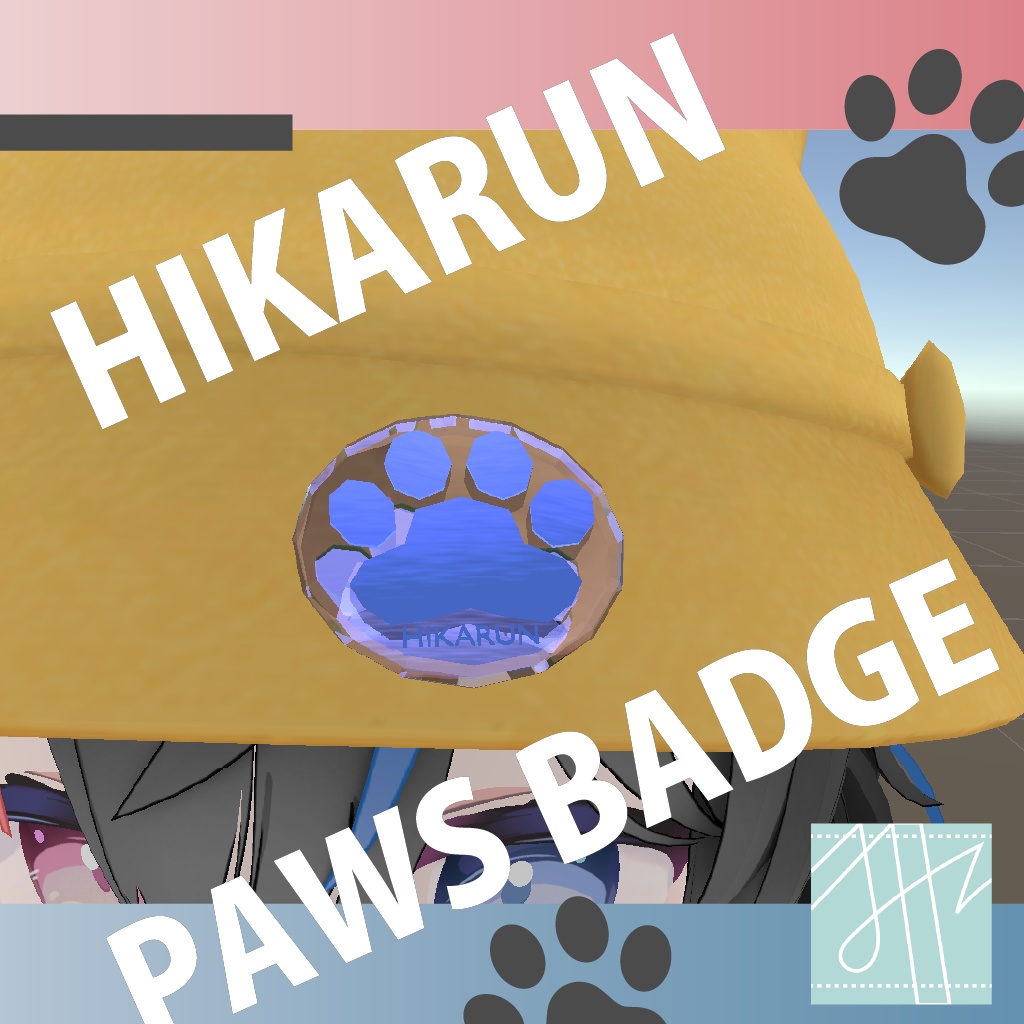 HIKARUN PAWS BADGE