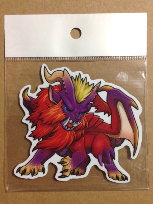 MH】テオ・テスカトル ステッカー - BLUE BLACK - BOOTH