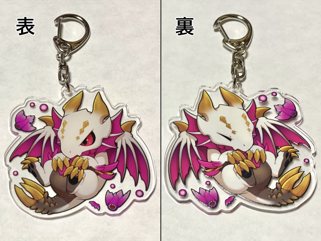 MH】メル・ゼナ アクリルキーホルダー - BLUE BLACK - BOOTH