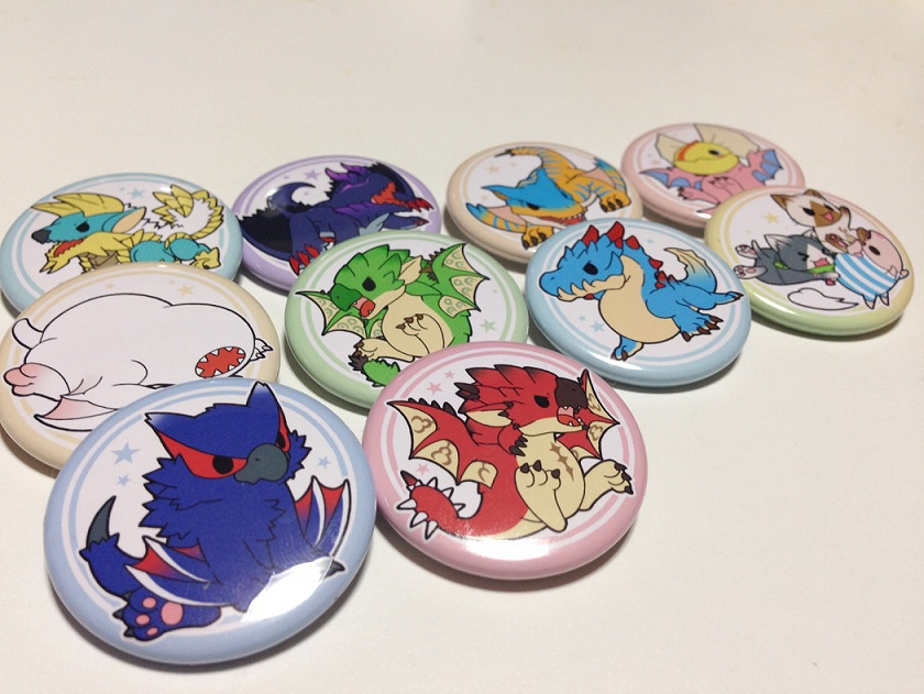 【MH】缶バッジ