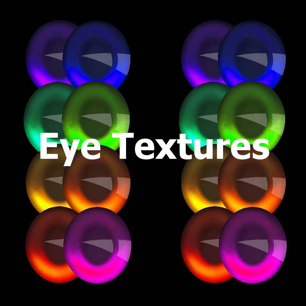 VRoid Eye Textures x8