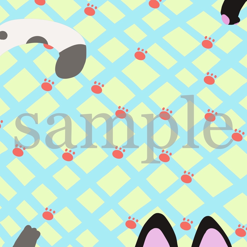 柄 猫ちゃんかな?