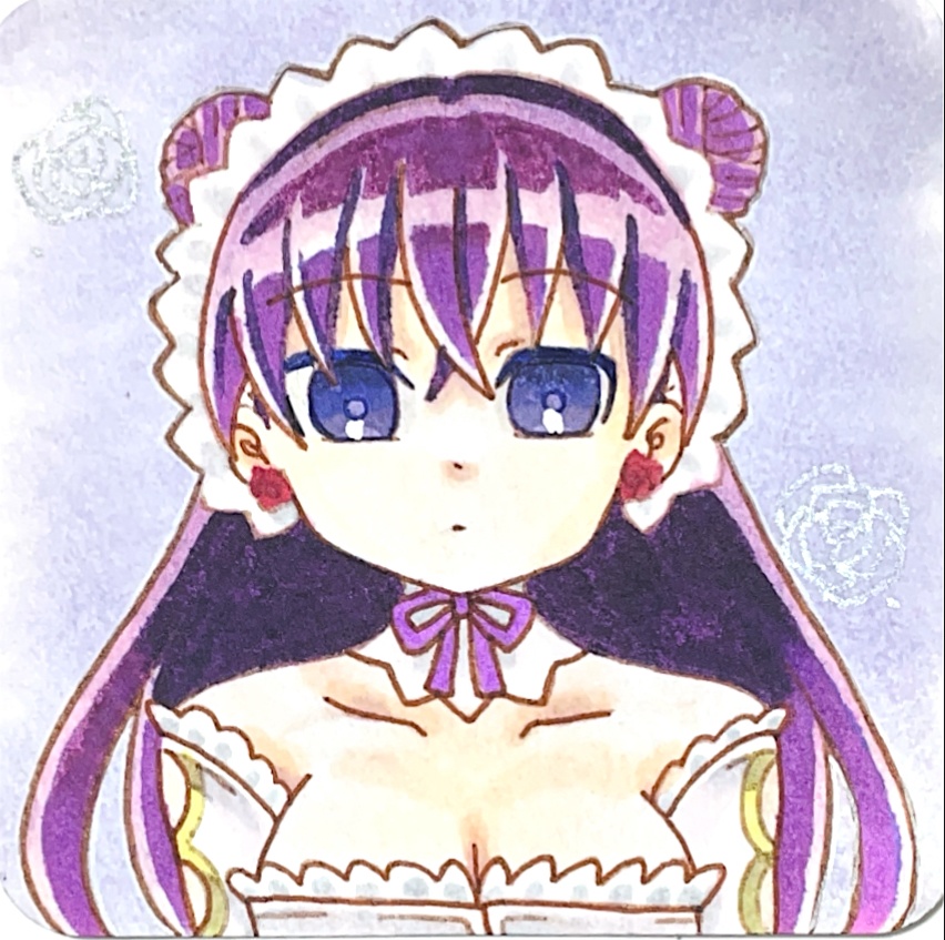 一次創作 洋風姫 原画/手のひらペーパー