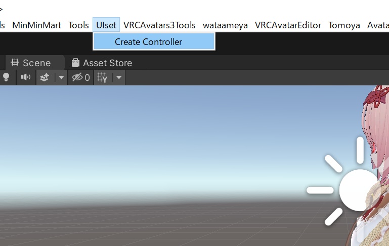 【VRchat専用Avatarギミック】Contact UIset