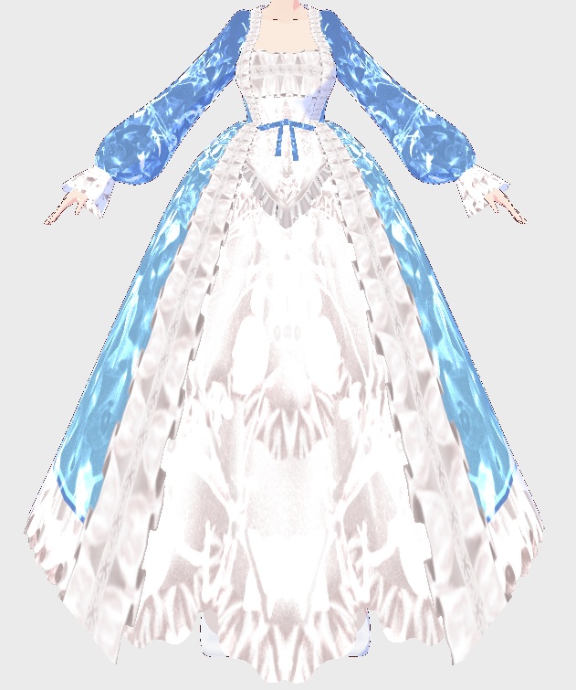 【無料版あり】クラシカルロングドレス