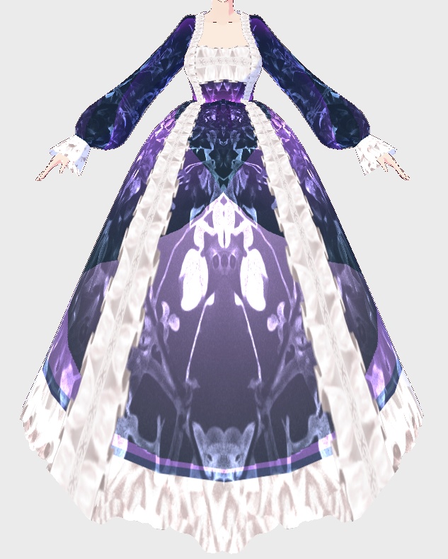 【無料版あり】クラシカルロングドレス