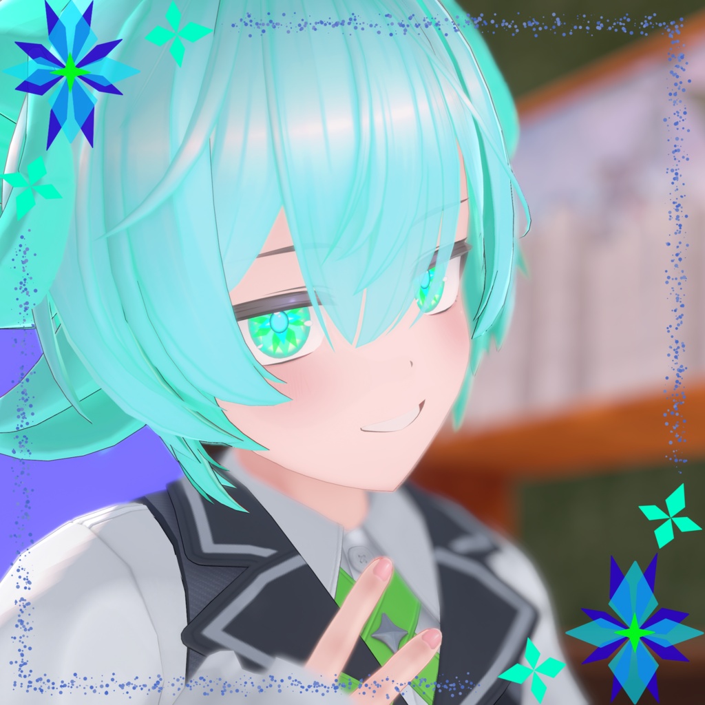 【6アバター対応】万華鏡アイテクスチャ