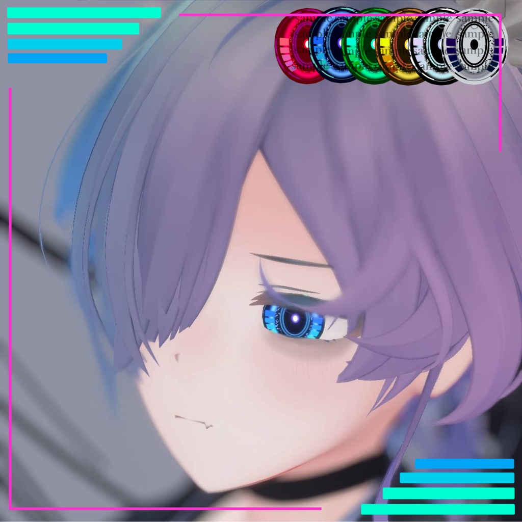 【5アバター対応】Cyber Soul Eye