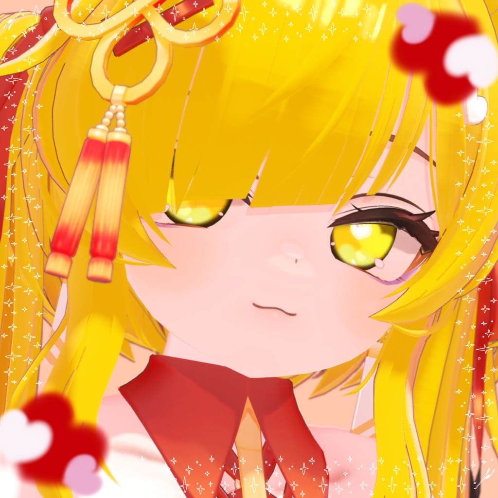 【11アバター対応】Love eye テクスチャ
