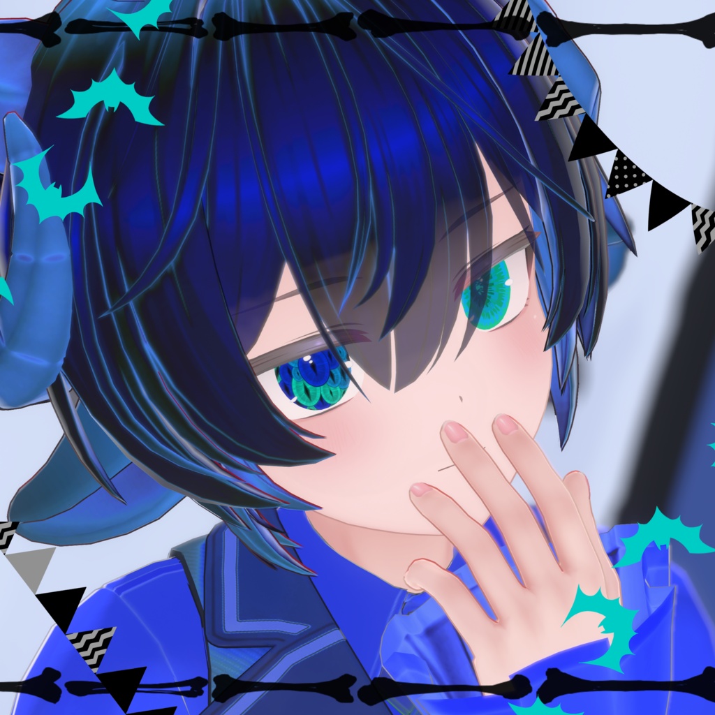 【10アバター対応】heresy eye テクスチャ