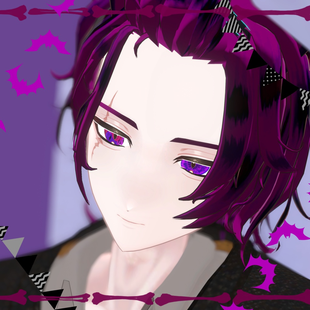 【10アバター対応】heresy eye テクスチャ