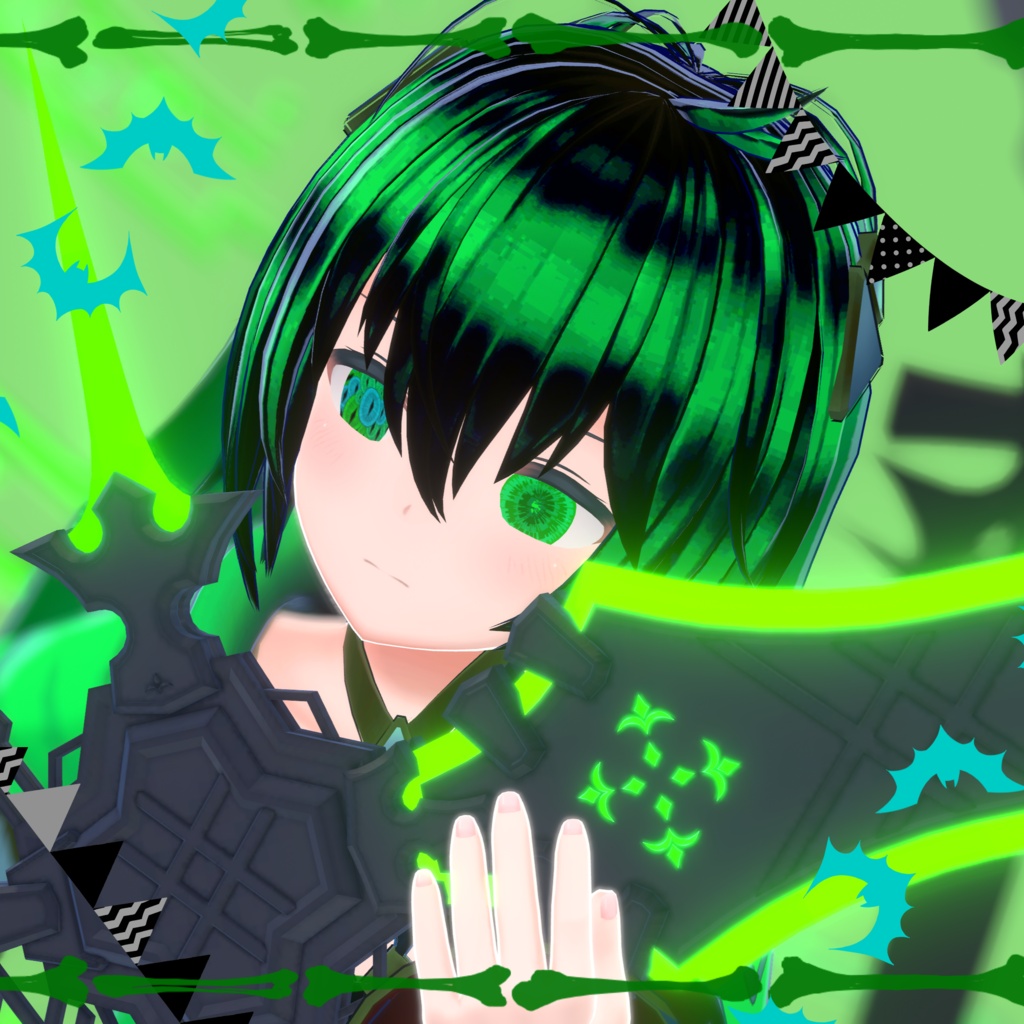 【10アバター対応】heresy eye テクスチャ