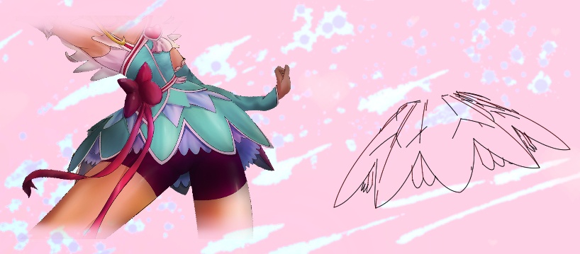 ぷりスカ(R) 3Dモデルファイル No.4 戦士ラビングハートのスカート