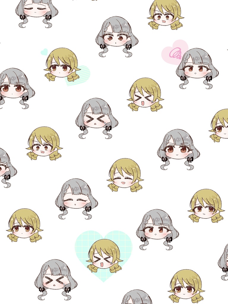 なぎのの百面相A4クリアファイル