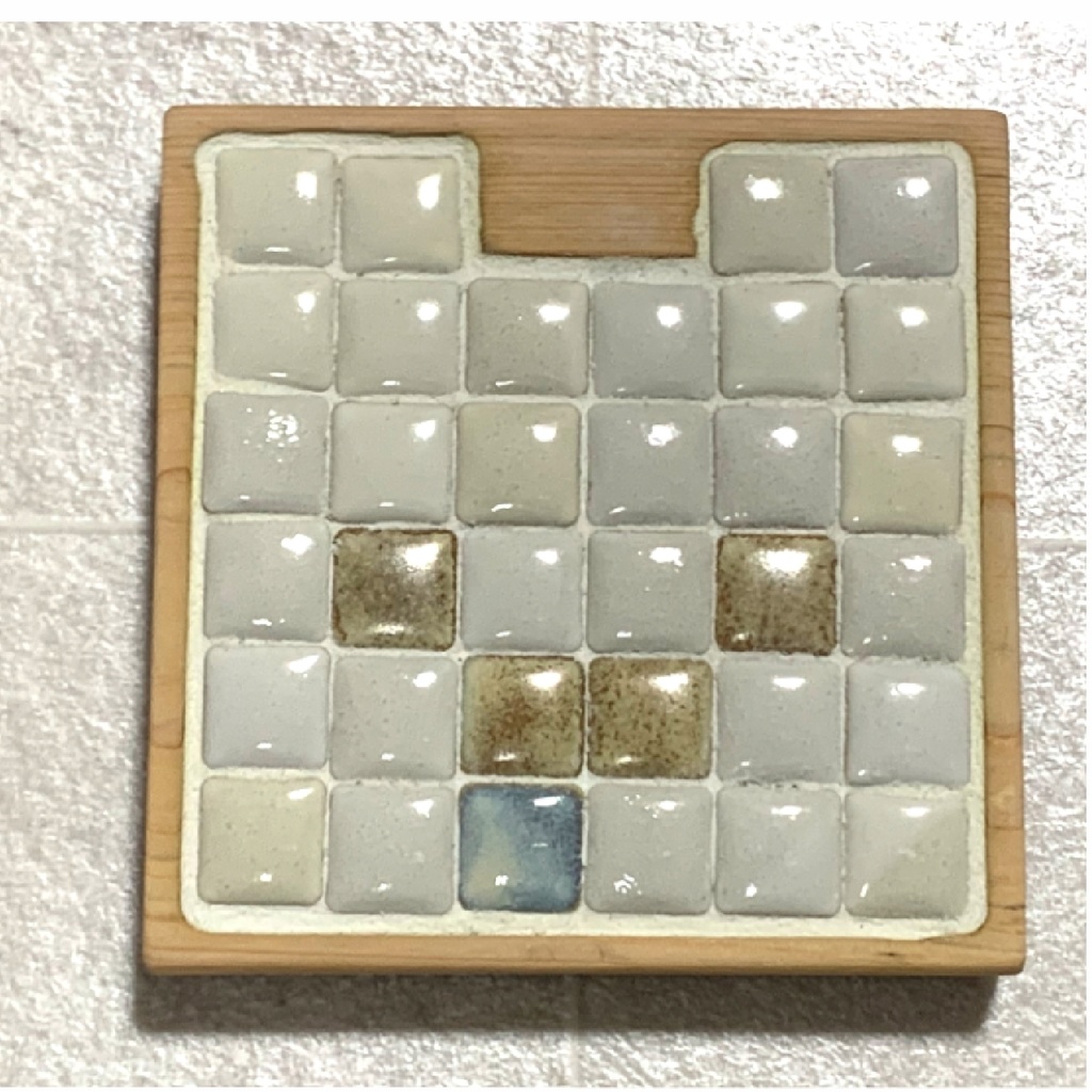 手作りタイルコースター