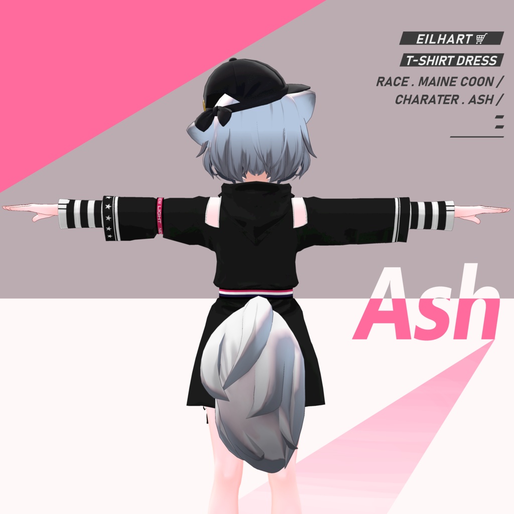 T-Shirt Dress アッシュ&セフィラ衣装