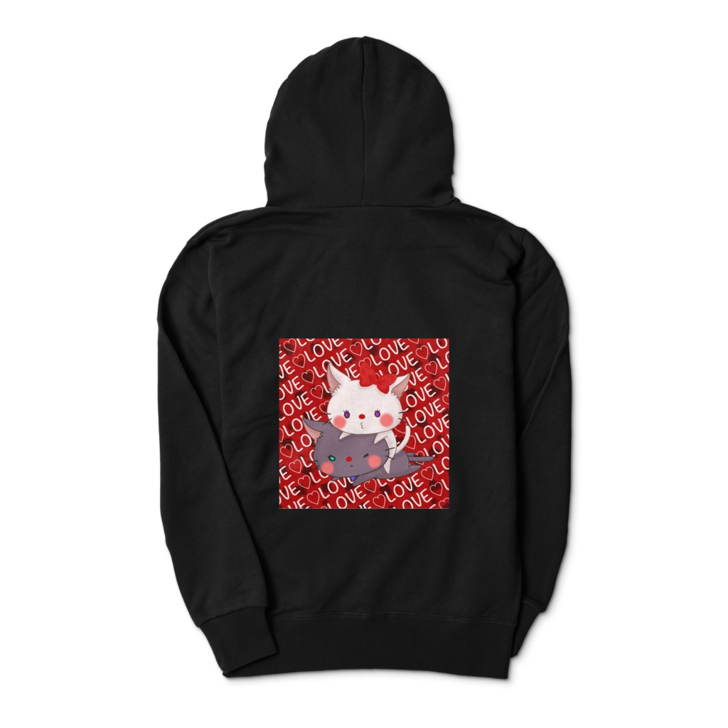 ᯒᯎ″❤︎ᯒᯎ″❤︎猫ちゃん ジップパーカー