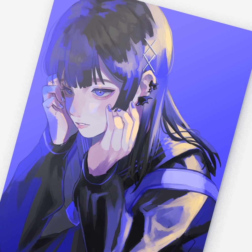 メンヘラちゃん・くろ【ポストカード】