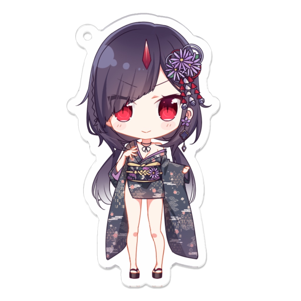 【第一弾　小紫凛　アクリルキーホルダー（鬼）】