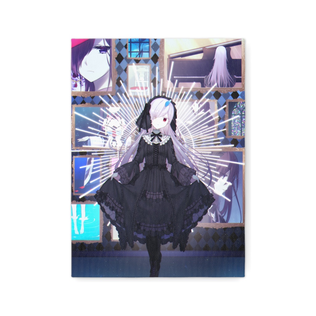 ゴスロリ衣装キャンバスプリント