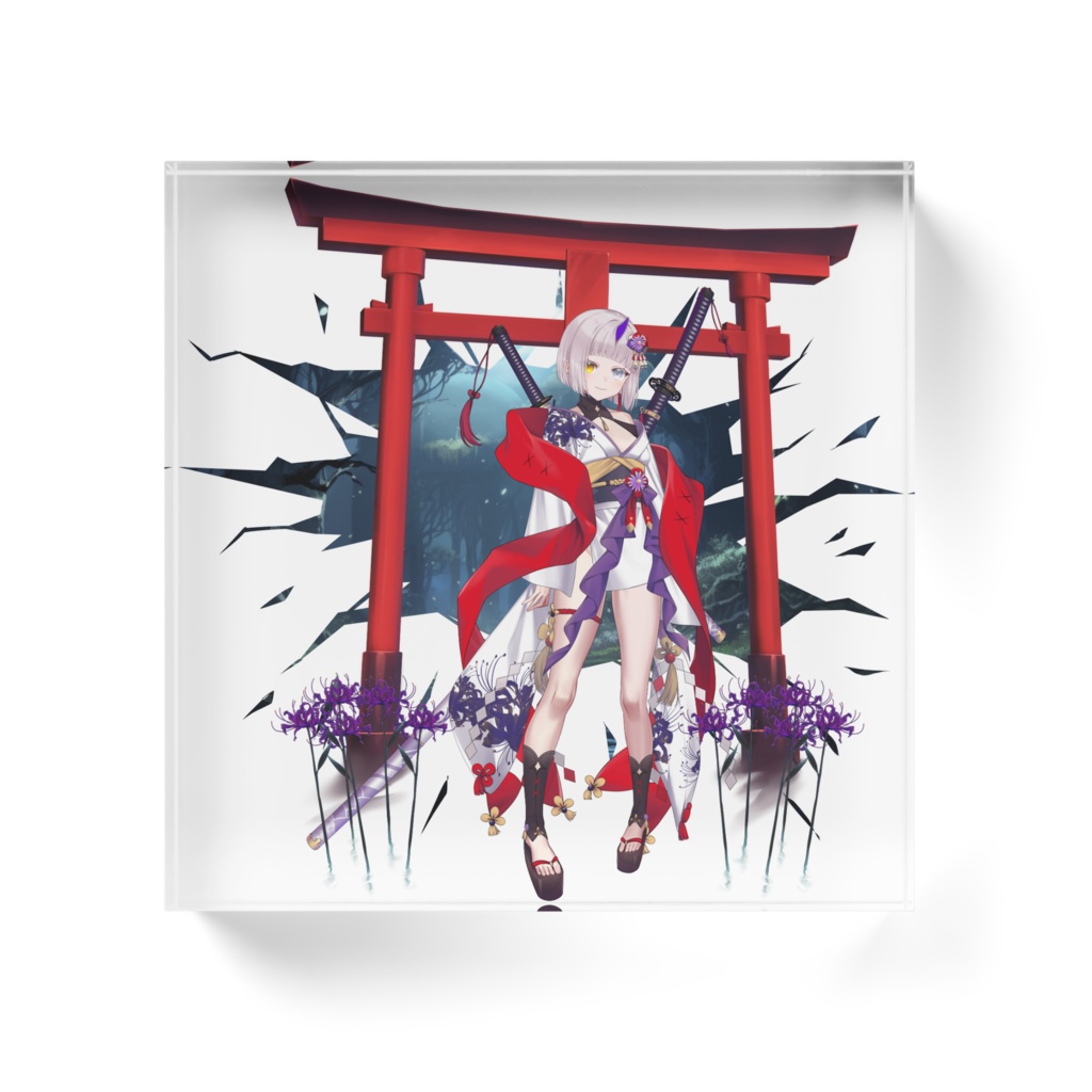 小紫凛 五周年記念衣装グッズ アクリルブロック