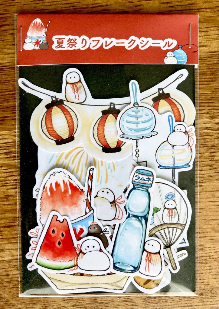 夏祭りフレークシール 🏮🍧🎆