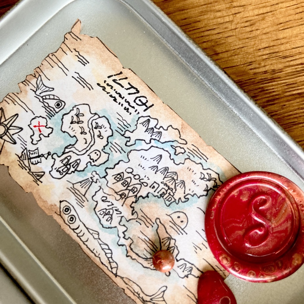 まるちゃんと海のセット🏝