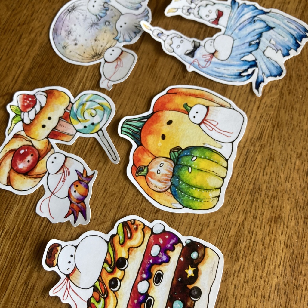 ハロウィンステッカー