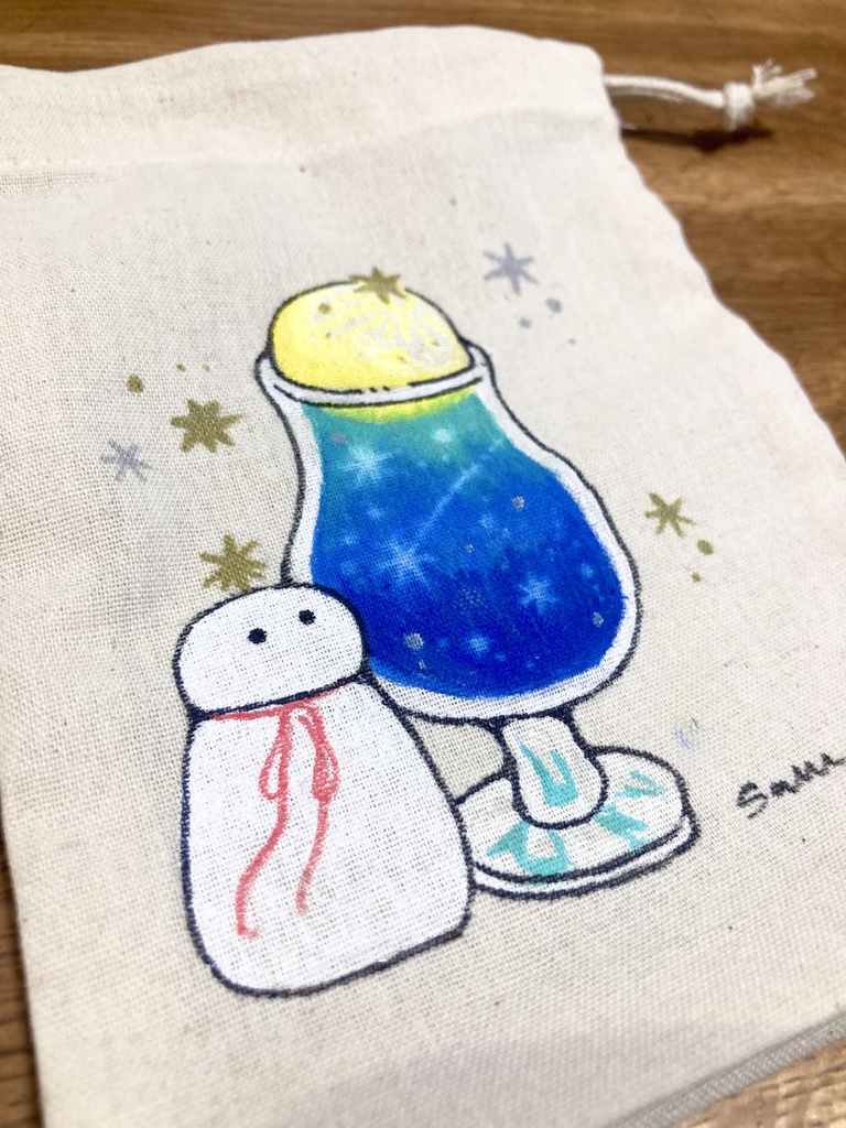 🎄クリスマスプレゼントセット 原画巾着袋🎁