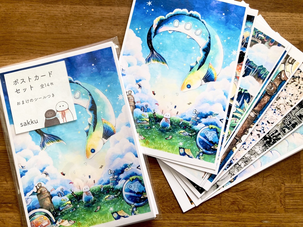個展作品のポストカードセット