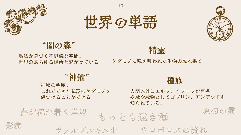 【ケダモノオペラ】非公式ルールブック副読資料