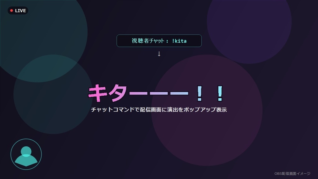 【無料】【配信者向け】Twitchチャットコマンドで配信演出!かんたんオーバーレイツール